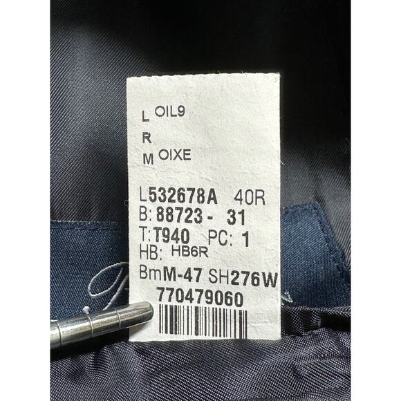 Ralph Lauren Suit Jacket Mens 40R Gray Plaid 100% Wool Sport Coat Blazer Church - Picture 6 of 9